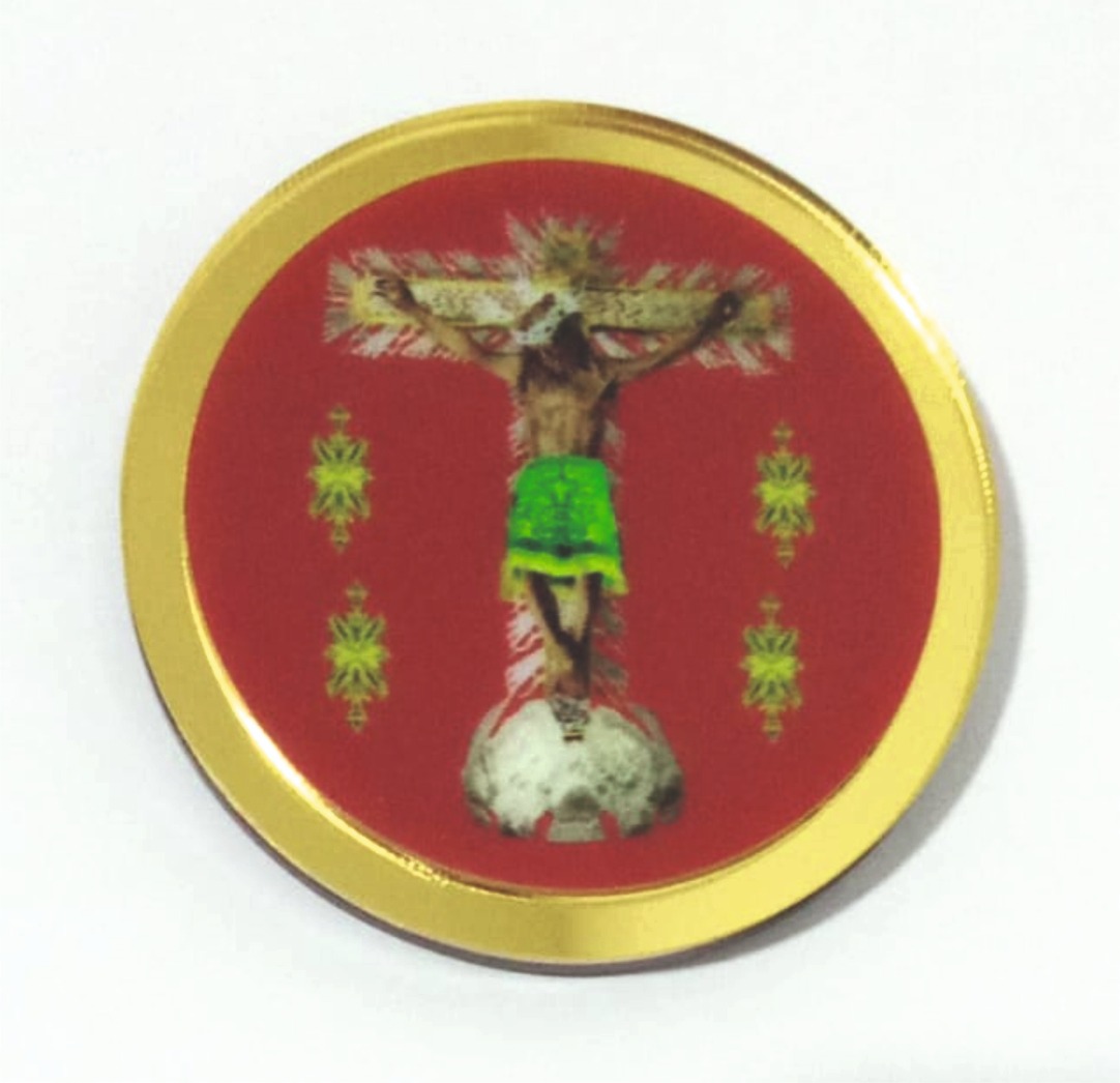 Iman de nevera del Señor de los Milagros